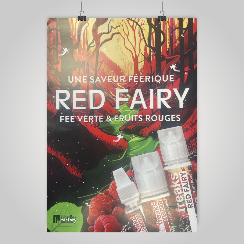 Poster A3 Red Fairy