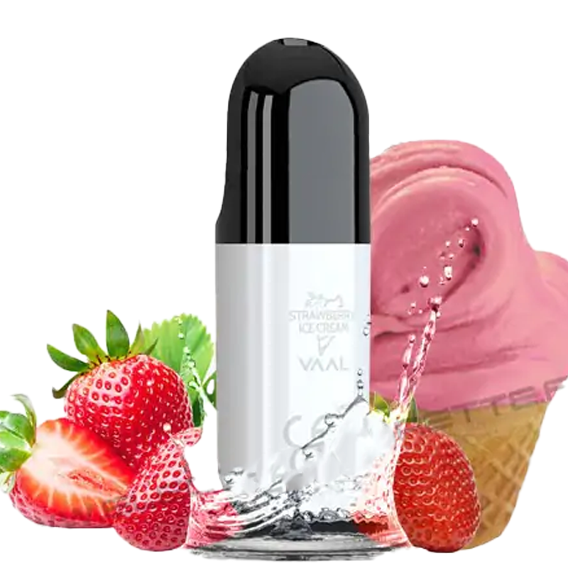 VAAL Q BAR Pre-refilled (2ml) - Strawberry Ice Cream